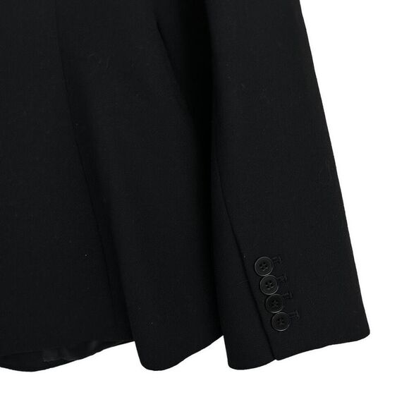 Talbots Black Wool Blazer Jacket size 12P - Picture 7 of 10